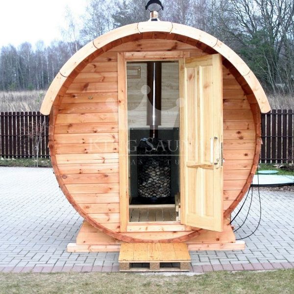 Mini "Round" Sauna 2.24m x 2.1m without dressing room