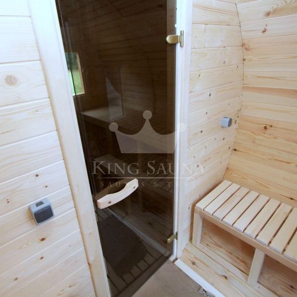 "ROUND" Sauna 5.25m x 2.38m with side entrance