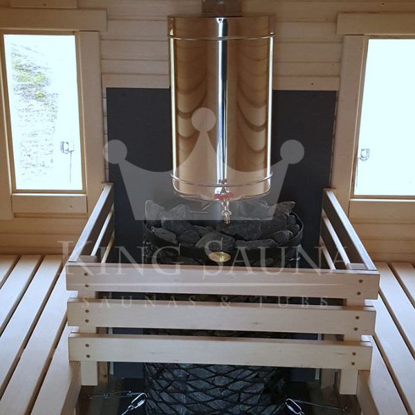 "MOBILE" sauna 3.5m x 2.1m on a trailer