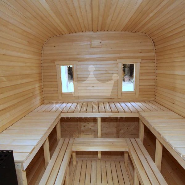 "SQUARE" 5.24m x 2.38m Sauna