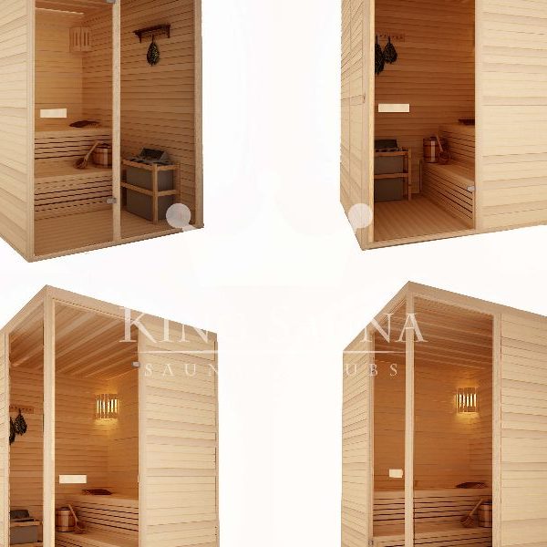 Assemblable Indoor Sauna "STANDARD" 1.52m x 1.52m